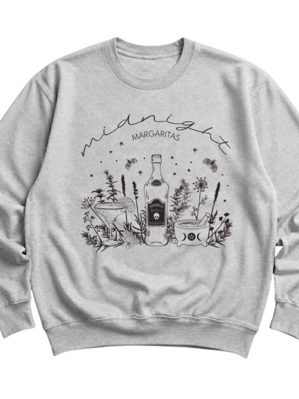 AshGrey 'Midnight Margaritas' Graphic Crewneck
